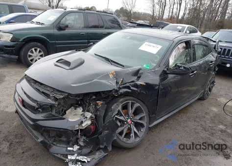 2018 Honda Civic Sport Touring from USA, damaged, VIN SHHFK7H92JU415385